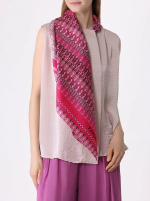 Шелковый платок Furla розовый