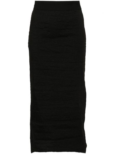 Suknja s prorezom Uma Wang crna