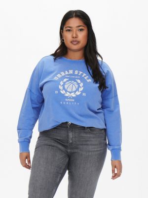 Sweatshirt Only Carmakoma blau