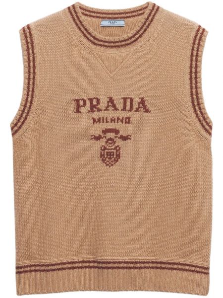 Vest Prada brun