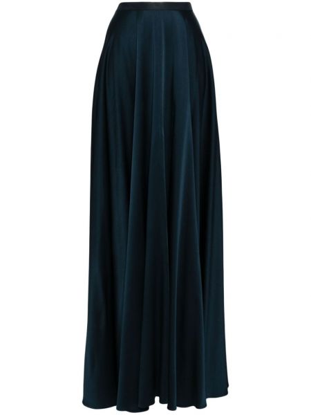 Satin lang nederdel Jenny Packham blå