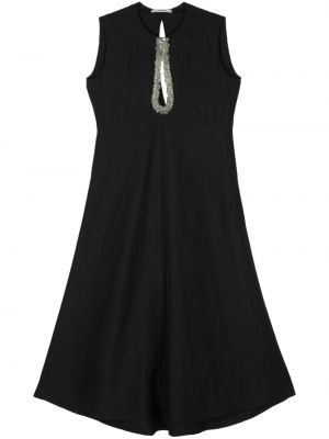 Φόρεμα με πετραδάκια Dorothee Schumacher μαύρο