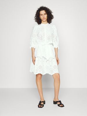 Платье-рубашка Bruuns Bazaar белое