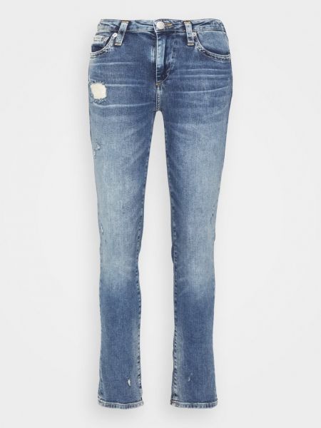 Niebieskie jeansy skinny slim fit True Religion