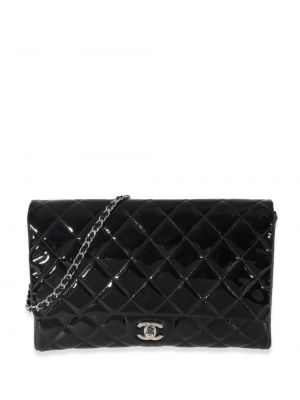 Lakovaná kožená listová kabelka Chanel Pre-owned