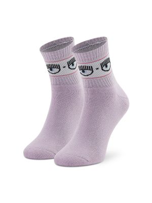 Ponožky Chiara Ferragni fialové