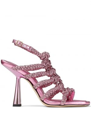 Sandaler med reim Jimmy Choo rosa