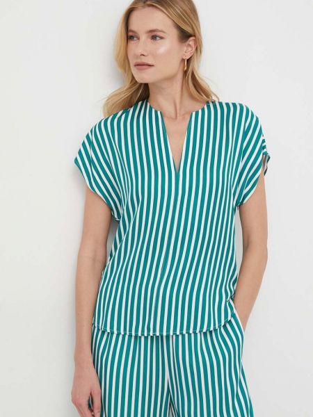 Блуза с принт Tommy Hilfiger зелено