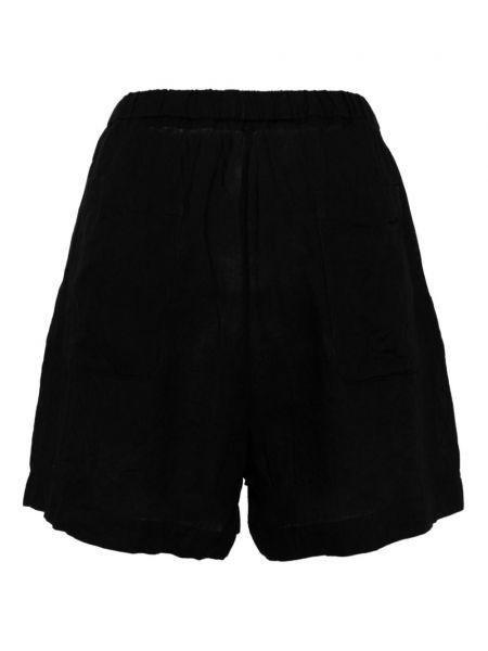 Shorts en lin Forme D'expression noir