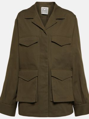 Хлопковая куртка TotÊme зеленая
