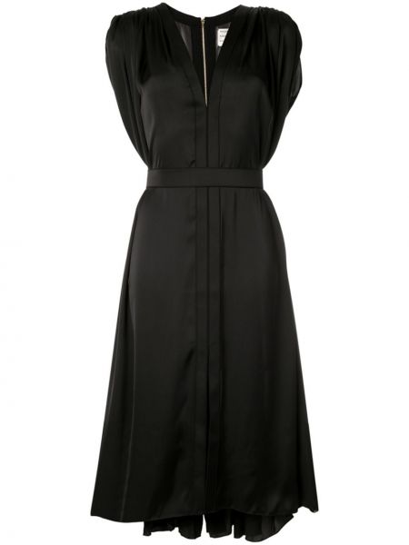 Приталенное платье Maison Rabih Kayrouz, черное