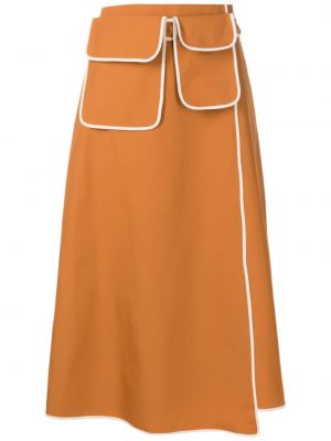 Suknja Alcaçuz smeđa