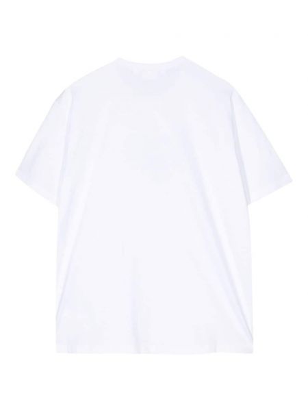 Bavlněné tričko s potiskem Junya Watanabe bílé