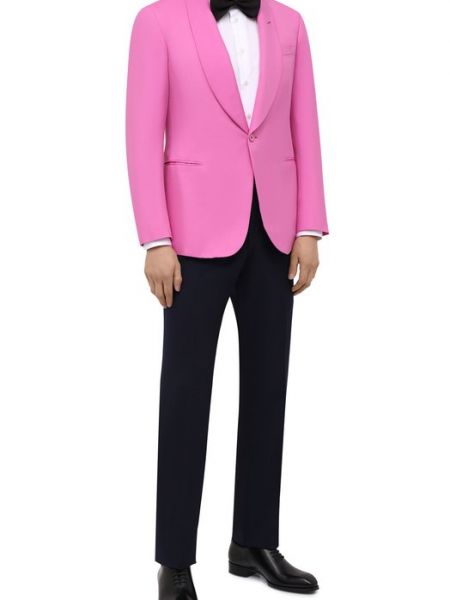Шелковый пиджак Ralph Lauren розовый