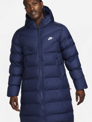 Зимнее пальто Nike синее