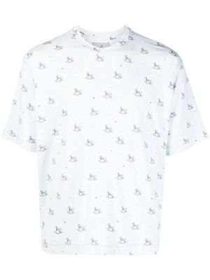 T-shirt con stampa Chloe Nardin blu