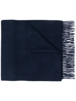 Bufanda con bordado de cachemir con estampado de cachemira Mackintosh azul