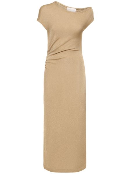 Vestido midi de tela jersey Alberta Ferretti