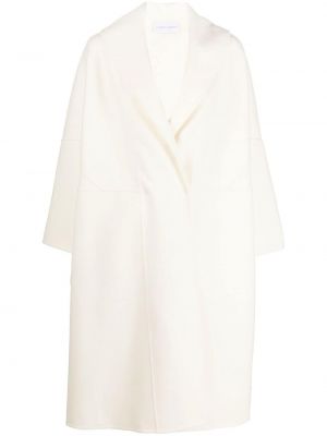 Oversized παλτό Alberta Ferretti λευκό