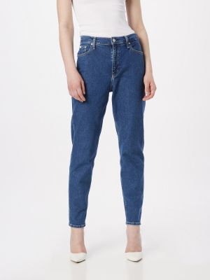 Egyenes szárú farmernadrág Calvin Klein Jeans kék