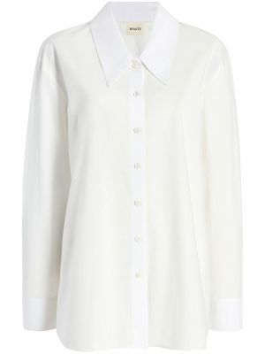 Pamučna košulja Khaite bijela