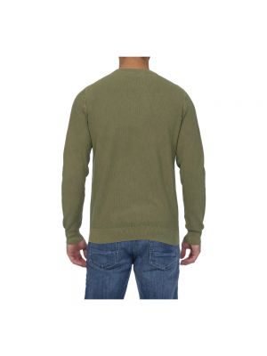 Jersey de tela jersey de cuello redondo Sun68 verde