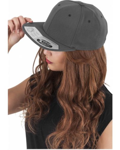 Cappello con visiera aderente Flexfit grigio