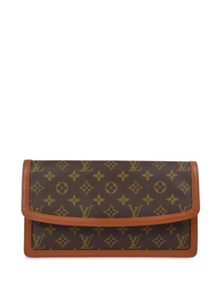 Clutch torbica Louis Vuitton Pre-owned smeđa