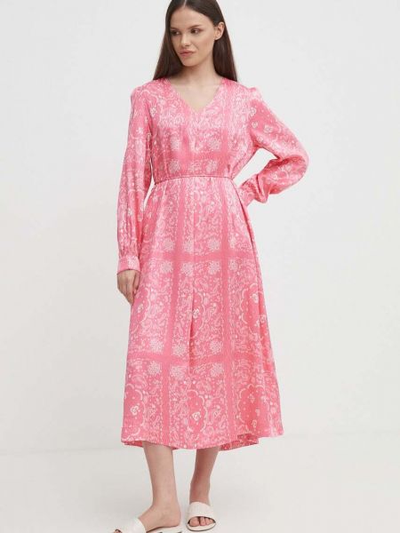 Сукня міді Mos Mosh рожева