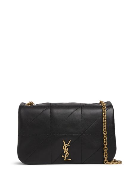 Læder mini taske Saint Laurent sort