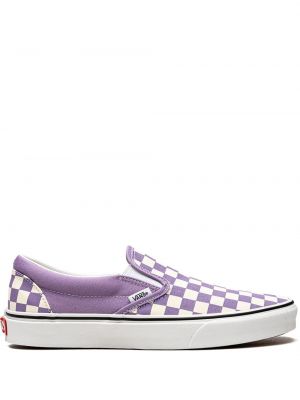 Zapatillas con estampado slip on Vans violeta