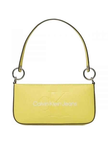 Torebka Calvin Klein Jeans żółta