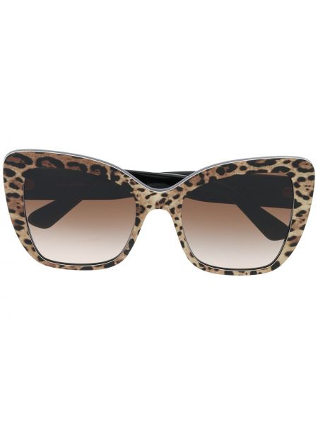 Saulesbrilles ar apdruku ar leoparda rakstu Dolce & Gabbana Eyewear