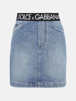 Spódnica jeansowa Dolce&gabbana niebieska