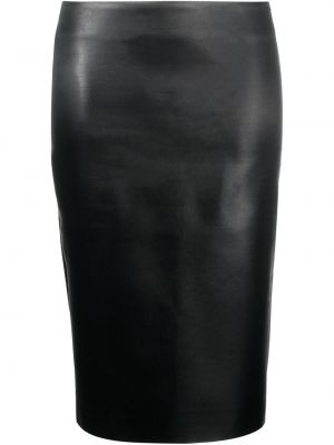 Puzdrová sukňa Saint Laurent čierna