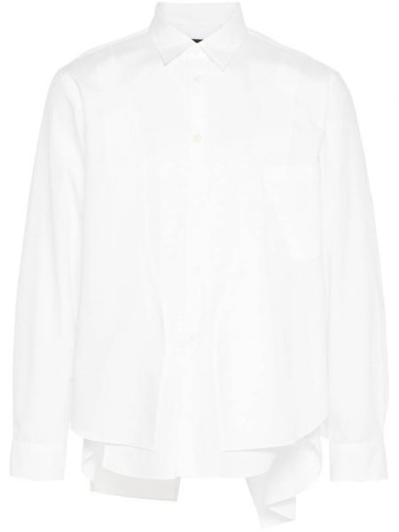 Βαμβακερό πουκάμισο Comme Des Garçons Homme Plus λευκό