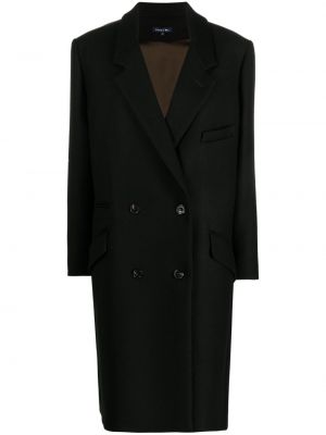 Vlněný kabát Soeur černý