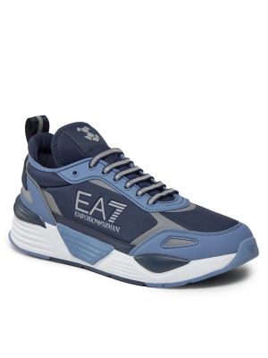 Sneakerși Ea7 Emporio Armani albastru