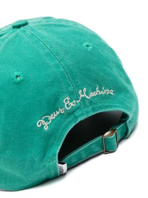 Haftowana czapka z daszkiem Deus Ex Machina zielona