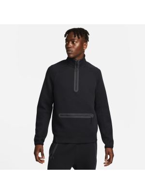 Camiseta deportiva de tejido fleece Nike negro