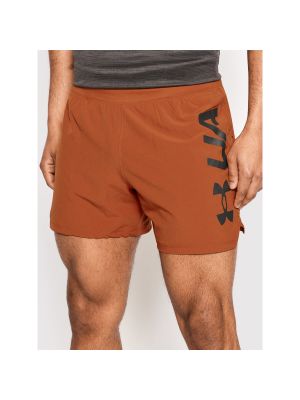 Pantaloni scurți de sport Under Armour portocaliu
