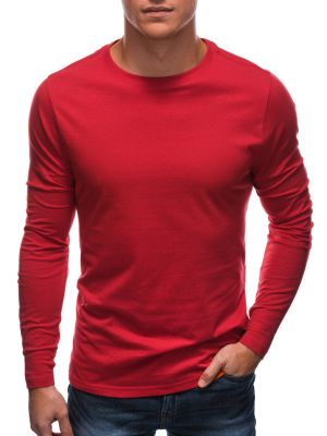 Polo marškinėliai ilgomis rankovėmis Edoti raudona
