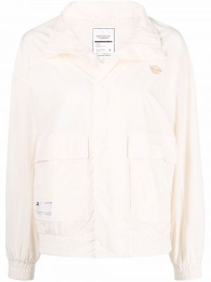 Куртка с вышивкой :chocoolate, белая
