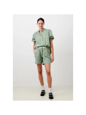 Pantalones cortos de algodón Jane Lushka verde