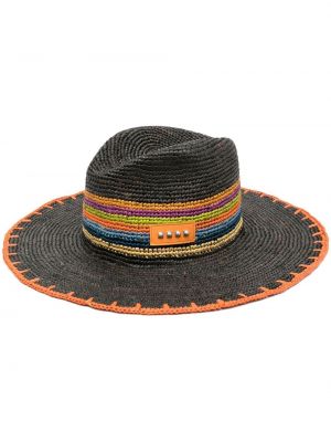 Плетена шапка на райета Etro кафяво