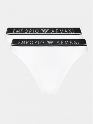 Pantalon culotte Emporio Armani Underwear blanc