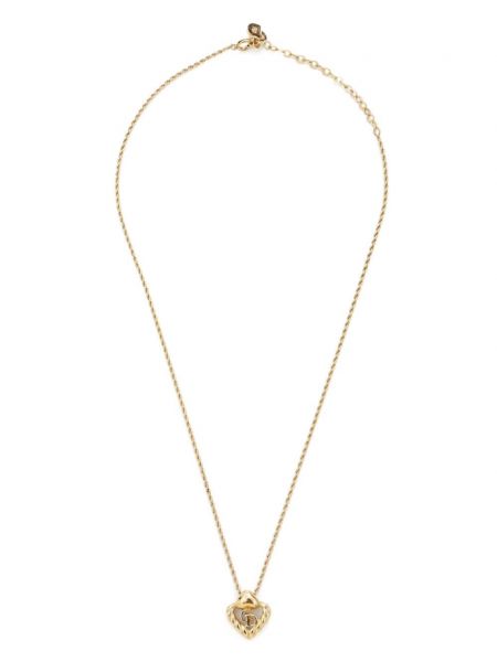 Σκουλαρίκια με μοτίβο καρδιά Christian Dior Pre-owned χρυσό