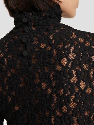 Памучна макси рокля Chloã© черно