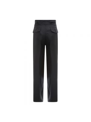 Pantalones de tejido jacquard Sapio negro