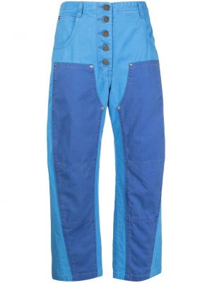 Ravne hlače Rachel Comey modra